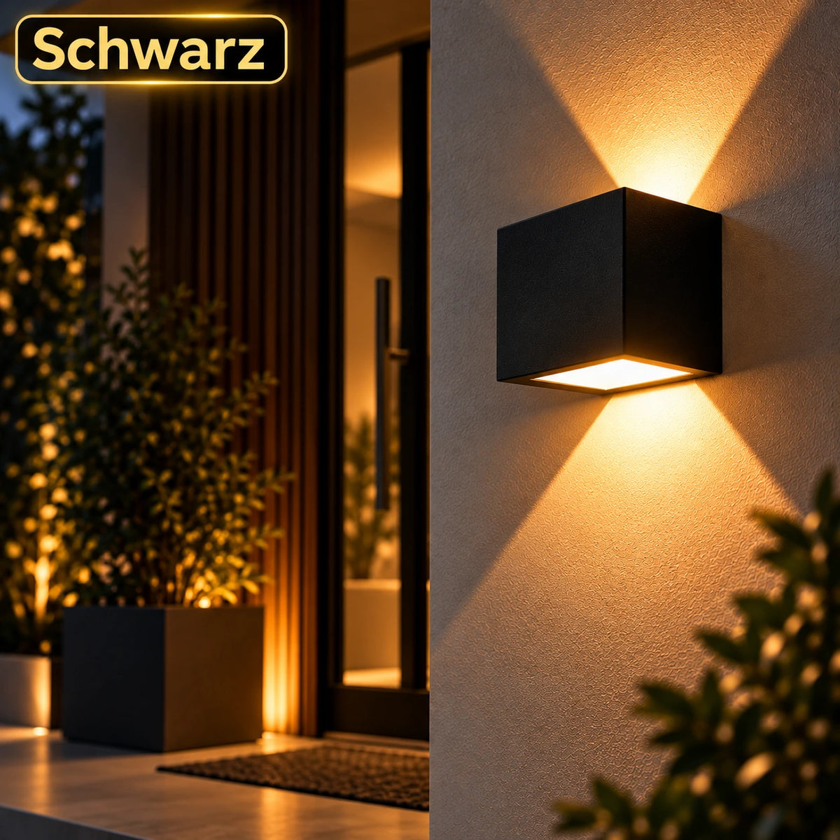 LUMERA Cube – Kabellose LED-Wandleuchte mit Magnetbefestigung & Akku